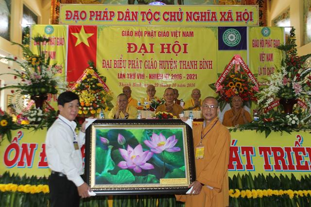 Đồng Tháp: Đại Hội Phật Giáo Huyện Thanh Bình nhiệm kỳ 2016-2021