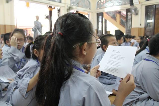 TP. Hồ Chí Minh: Phóng sự ảnh - Khóa tu: Gieo Hạt Từ Tâm - kì 53 với chủ đề: Chắp Tay Niệm Phật