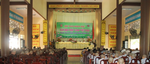 Bình Dương: Hội thảo khoa học văn học Phật giáo Việt Nam, thành tựu và những định hướng nghiên cứu mới