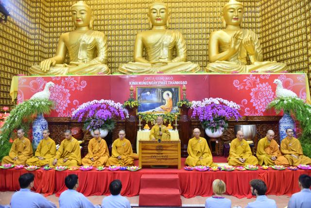 Chùa Giác Ngộ: Long trọng tổ chức khóa lễ Phật Thành Đạo PL. 2560