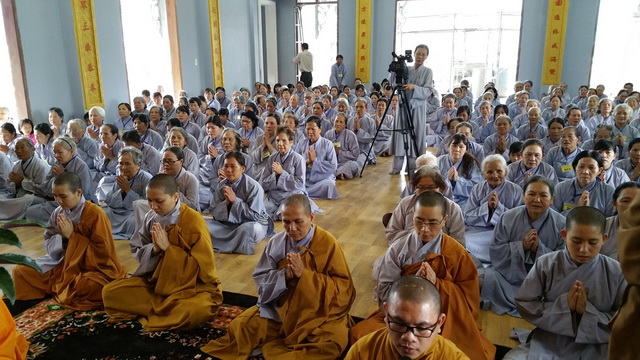 Khóa tu cuối năm tại chùa Linh Sơn Pháp Ấn