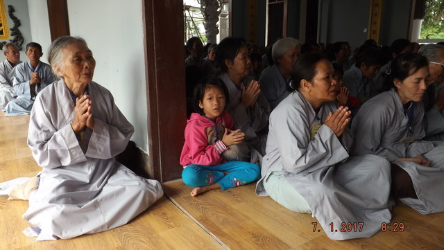 Khóa tu cuối năm tại chùa Linh Sơn Pháp Ấn