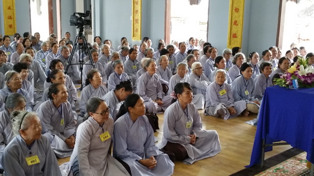 Khóa tu cuối năm tại chùa Linh Sơn Pháp Ấn