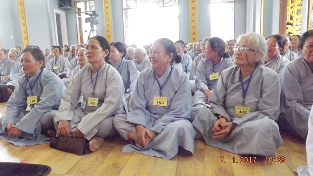 Khóa tu cuối năm tại chùa Linh Sơn Pháp Ấn