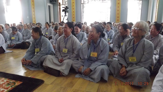 Khóa tu cuối năm tại chùa Linh Sơn Pháp Ấn