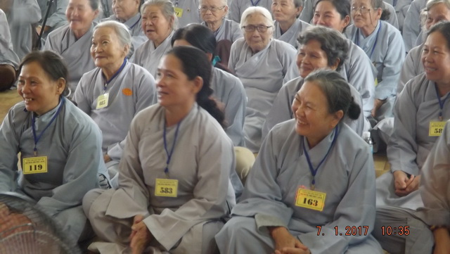 Khóa tu cuối năm tại chùa Linh Sơn Pháp Ấn