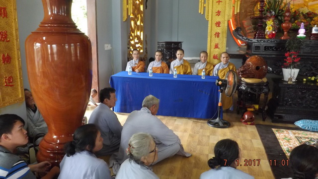 Khóa tu cuối năm tại chùa Linh Sơn Pháp Ấn