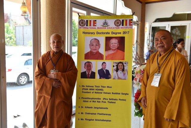 HT. Thích Thiện Nhơn nhận bằng tiến sĩ danh dự nhân ngày suy tôn Tăng vương Thái Lan