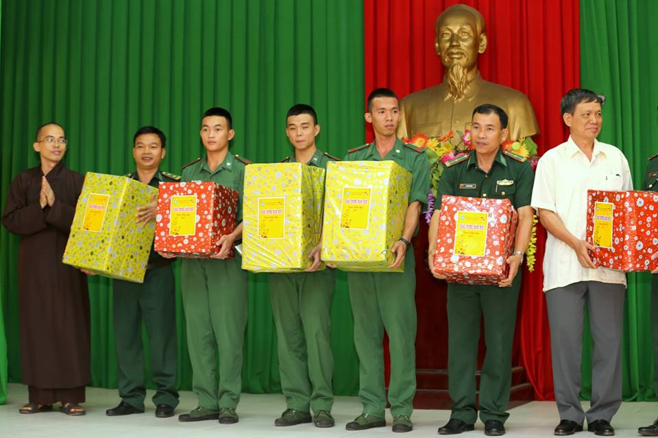 Thiền Tôn Phật Quang chúc tết BĐBP tỉnh BRVT
