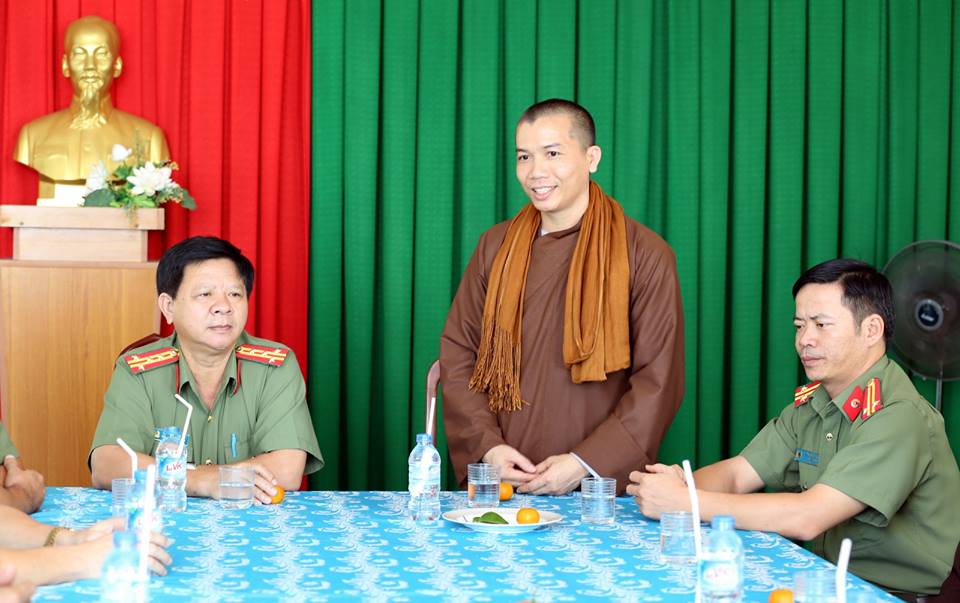 Thiền Tôn Phật Quang chúc tết BĐBP tỉnh BRVT