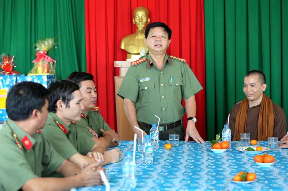 Thiền Tôn Phật Quang chúc tết BĐBP tỉnh BRVT