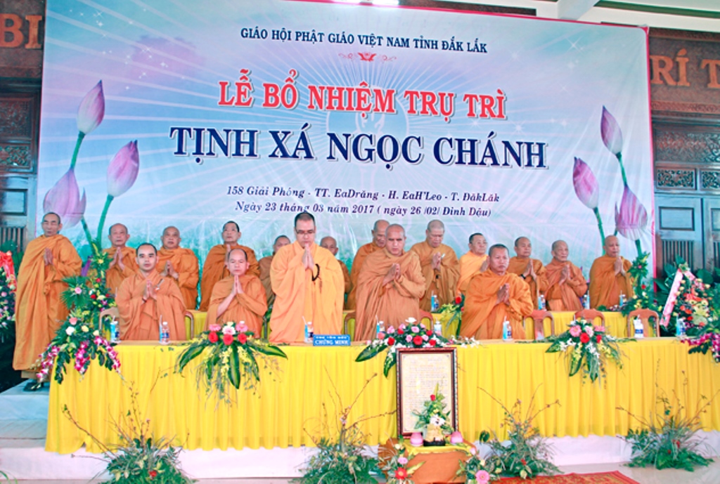 Đắk Lắk :Lễ Bổ Nhiệm Trụ Trì Tịnh xá Ngọc Chánh