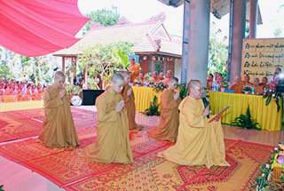 Đắk Lắk :Lễ Bổ Nhiệm Trụ Trì Tịnh xá Ngọc Chánh