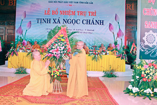 Đắk Lắk :Lễ Bổ Nhiệm Trụ Trì Tịnh xá Ngọc Chánh
