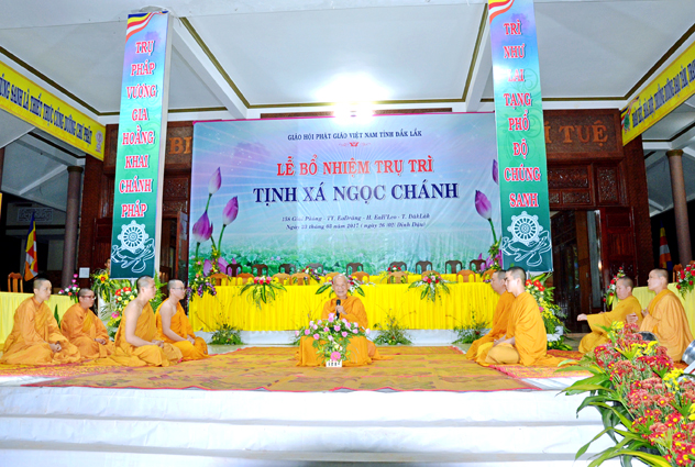 Đắk Lắk :Lễ Bổ Nhiệm Trụ Trì Tịnh xá Ngọc Chánh
