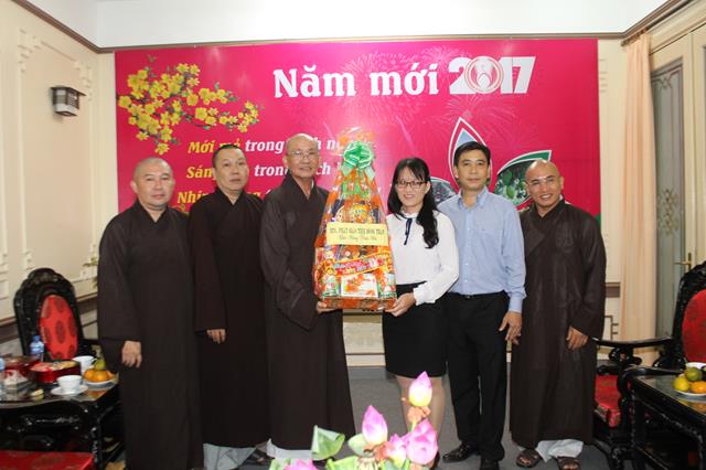 Phật giáo Đồng Tháp chúc tết Chính quyền tỉnh
