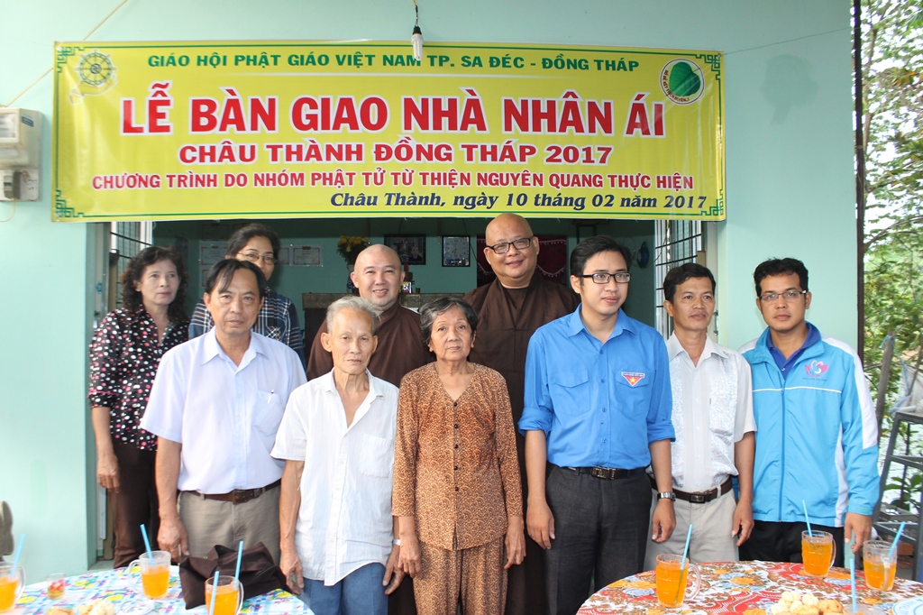 Sa Đéc: Bàn giao nhà nhân ái tại Đồng Tháp