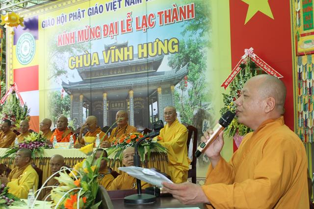 Sóc Trăng: Lễ lạc thành chùa Vĩnh Hưng và Tưởng niệm cố TT. Thích Thanh Chương