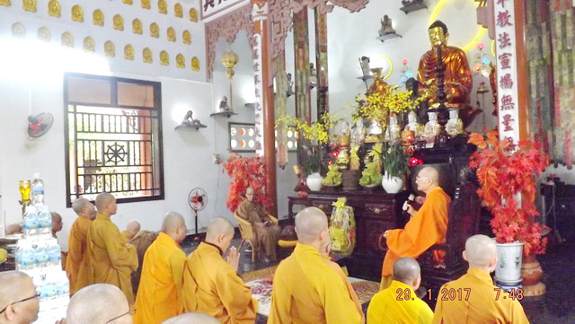 Khánh Hòa: Chúc mừng khánh tuế Hòa thượng Trưởng Ban Trị Sự