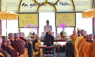 Đại Giới Đàn Tánh Thiên tại Làng Mai Thái Lan