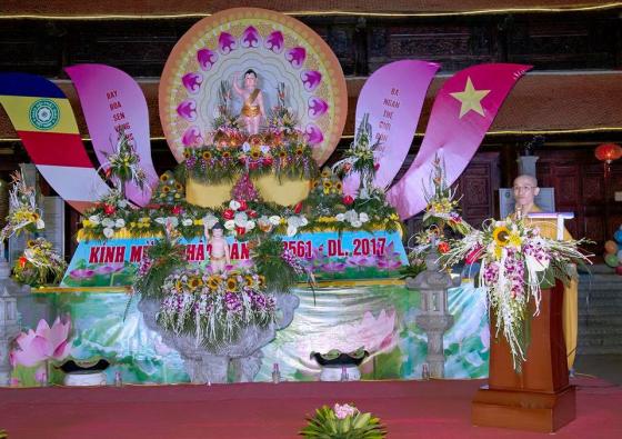 Tưng bừng đại lễ Phật đản Phật giáo huyện Nga Sơn