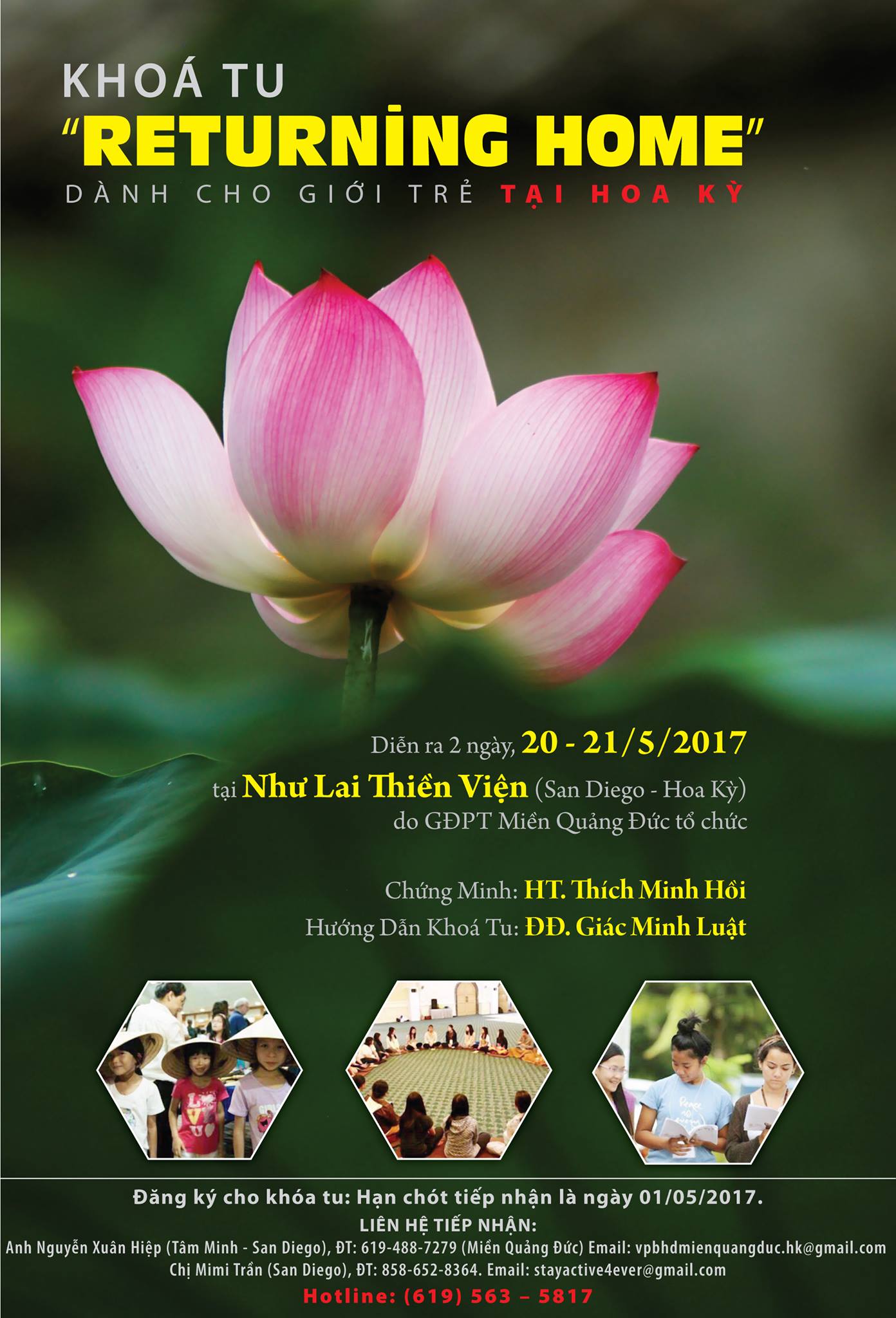 Hoa Kỳ: Tổ Chức Khoá Tu &quot;Returning Home&quot; Dành Cho Giới Trẻ