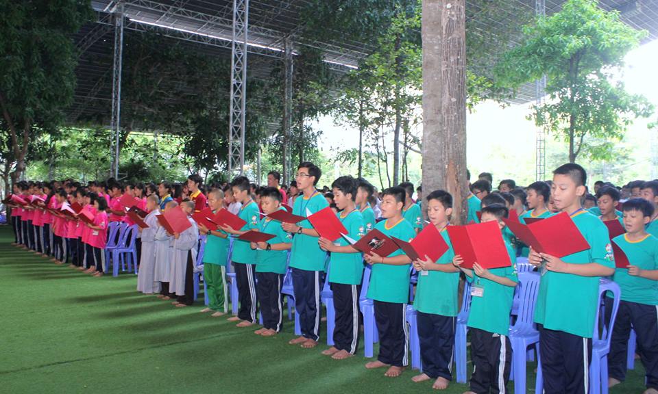 BRVT:  Thiền Tôn Phật Quang Tổ Chức Khóa Sinh Hoạt Hè 2017