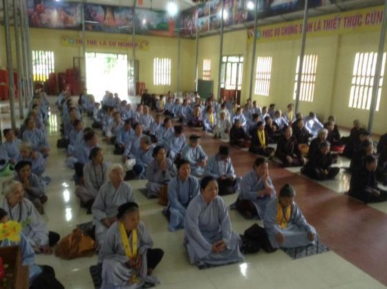 Khóa tu một ngày an lạc tháng tư tại chùa Linh Cảnh - Thọ Xuân