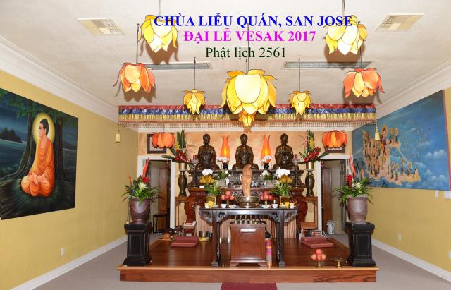 Chùa Liễu Quán, San Jose (Hoa Kỳ)  Tổ Chức Đại Lễ Vesak 2017