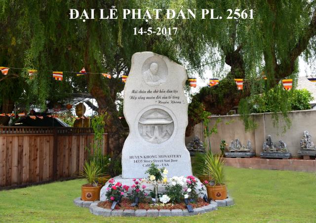 Đại lễ Phật đản PL. 2561 tại tu viện Huyền Không San Jose,Hoa Kỳ