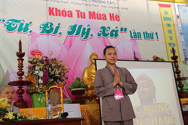 Bế mạc Khoá tu Mùa hè chùa Tăng Phúc 2017