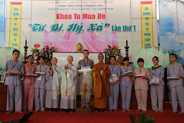 Bế mạc Khoá tu Mùa hè chùa Tăng Phúc 2017