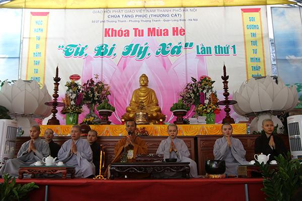 Bế mạc Khoá tu Mùa hè chùa Tăng Phúc 2017