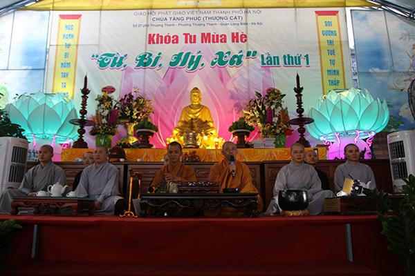 Bế mạc Khoá tu Mùa hè chùa Tăng Phúc 2017
