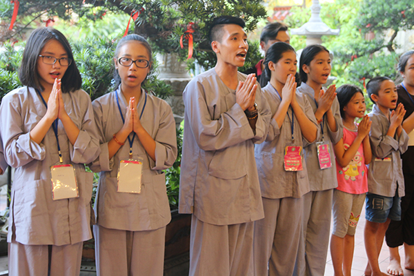 Bế mạc Khoá tu Mùa hè chùa Tăng Phúc 2017