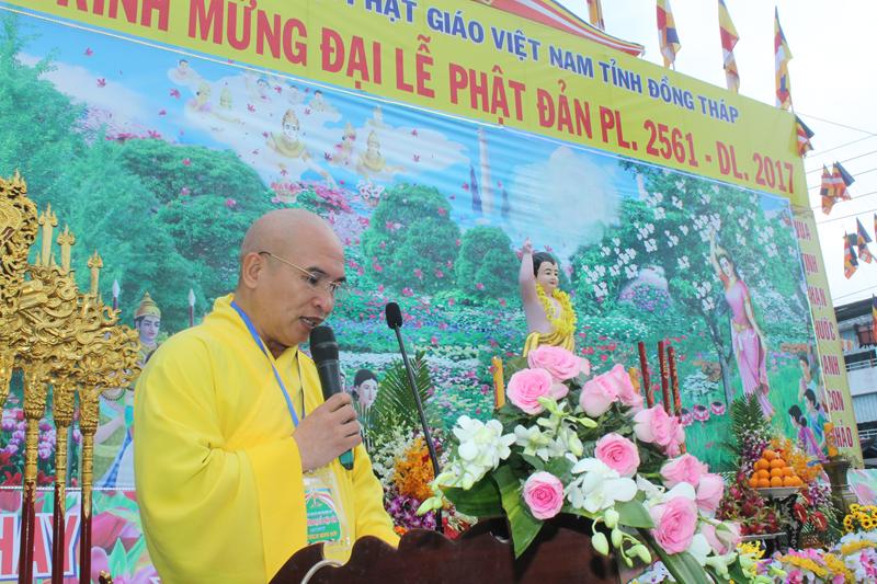 Trang nghiêm Đại lễ Phật đản PL. 2561 tại Đồng Tháp