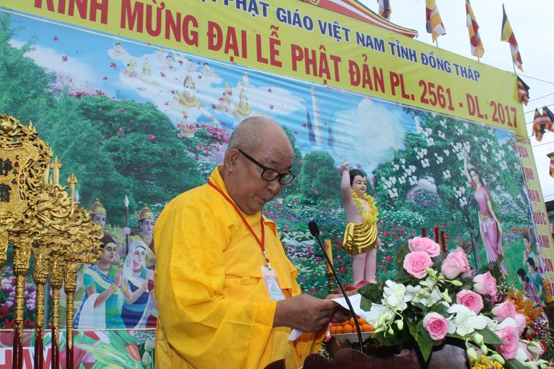 Trang nghiêm Đại lễ Phật đản PL. 2561 tại Đồng Tháp