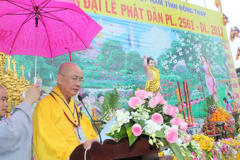Trang nghiêm Đại lễ Phật đản PL. 2561 tại Đồng Tháp