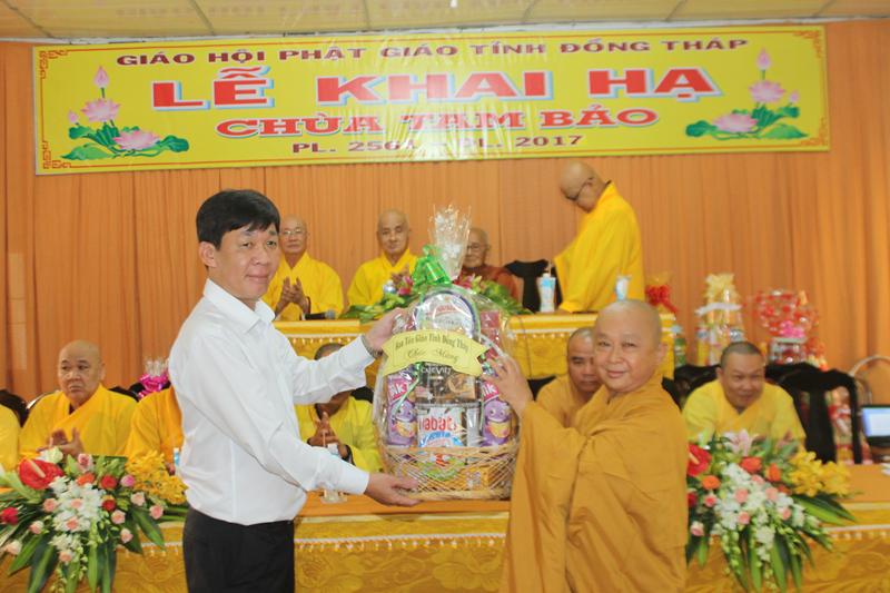 Đồng Tháp: Khai giảng khóa An cư kiết hạ chùa Tam Bảo