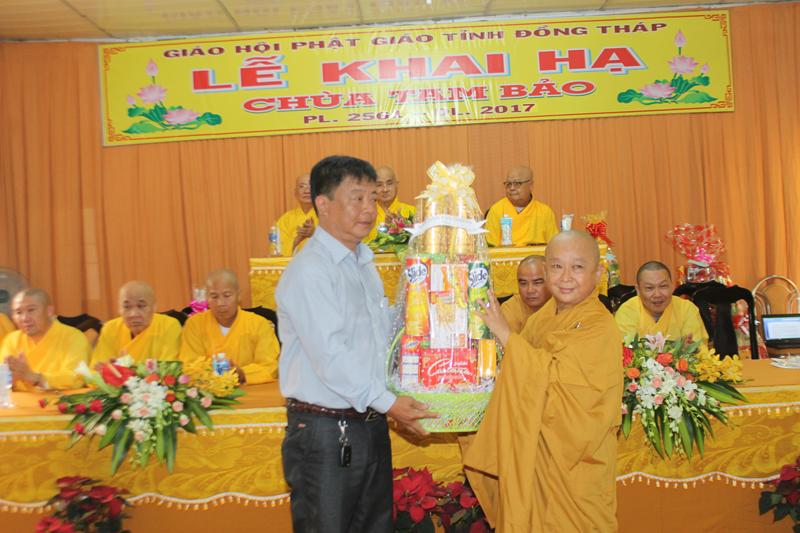Đồng Tháp: Khai giảng khóa An cư kiết hạ chùa Tam Bảo