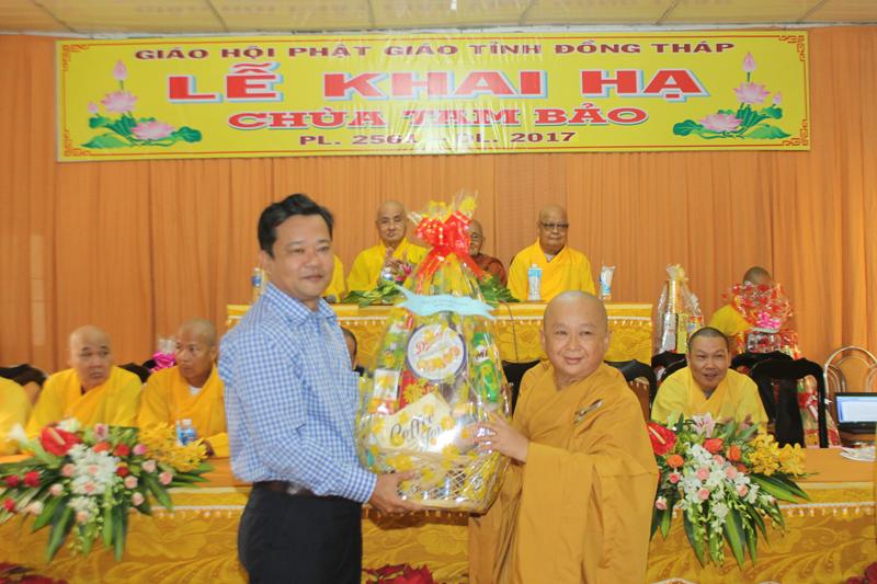 Đồng Tháp: Khai giảng khóa An cư kiết hạ chùa Tam Bảo