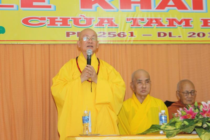 Đồng Tháp: Khai giảng khóa An cư kiết hạ chùa Tam Bảo