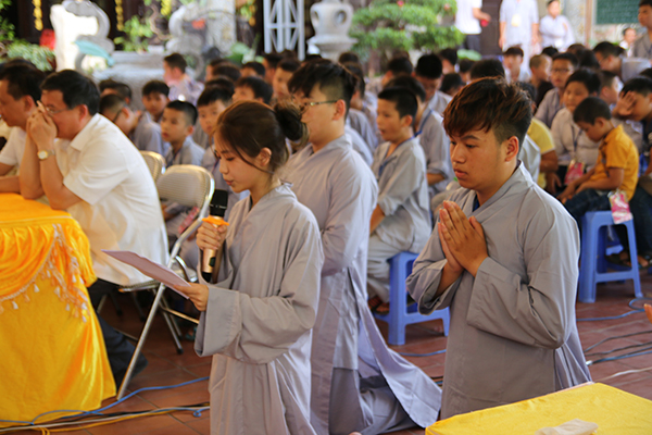 Hà Nội: Khai mạc khoá tu mùa hè” Từ, Bi, Hỷ, Xả” lần thứ 1