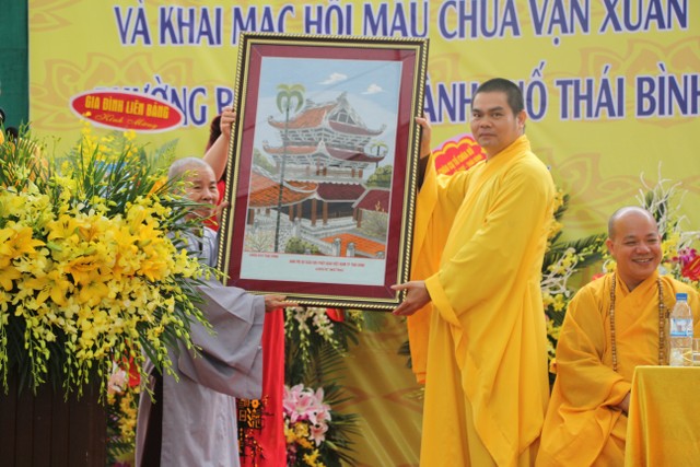 Thái Bình: Khánh thành, khai mạc lễ hội chùa Vạn Xuân