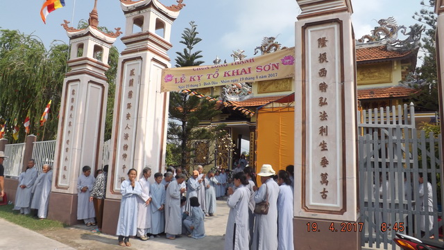 Khánh Hòa: Tưởng niệm tổ khai sơn chùa Long Thạnh.