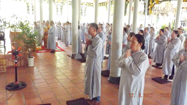 Chùa Lộc Thọ tổ chức khóa tu Bát quan trai lần thứ 3.