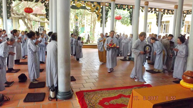 Chùa Lộc Thọ tổ chức khóa tu Bát quan trai lần thứ 3.
