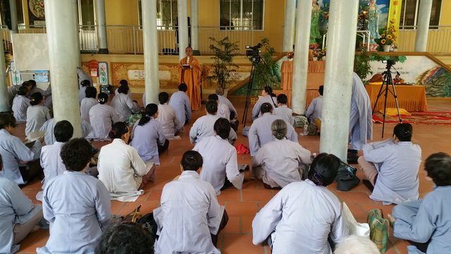 Chùa Lộc Thọ tổ chức khóa tu Bát quan trai lần thứ 3.