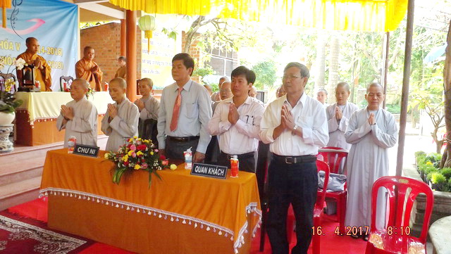 Khai giảng khóa VI Lớp Sơ cấp Phật học thị xã Ninh Hòa.
