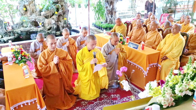 Khai giảng khóa VI Lớp Sơ cấp Phật học thị xã Ninh Hòa.